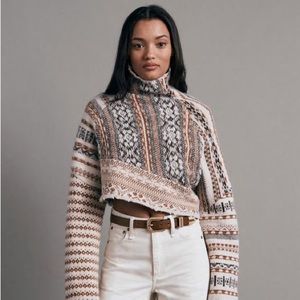 Rag & Bone Hollis Wool Fair Isle Turtleneck